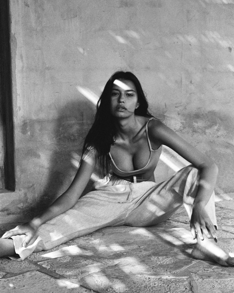 Lucia Bramani featured in  the Nort Beachwear lookbook for Spring/Summer 2023