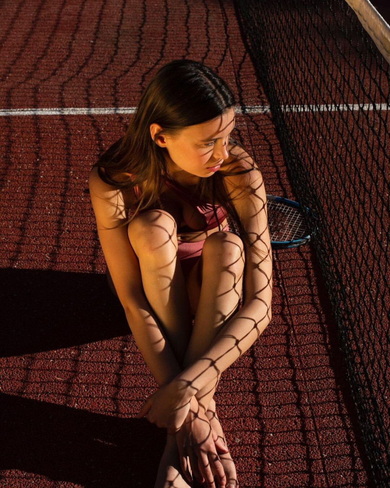 Lucia Bramani featured in  the Nort Beachwear lookbook for Spring/Summer 2023