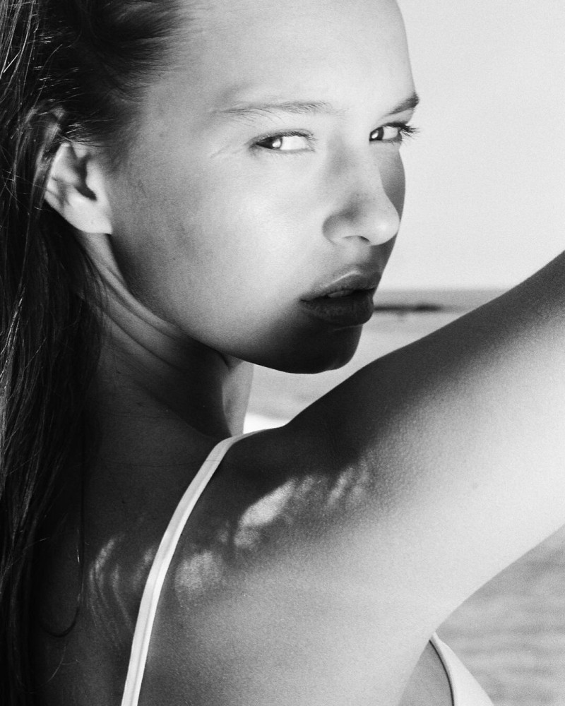 Lucia Bramani featured in  the Nort Beachwear lookbook for Spring/Summer 2023