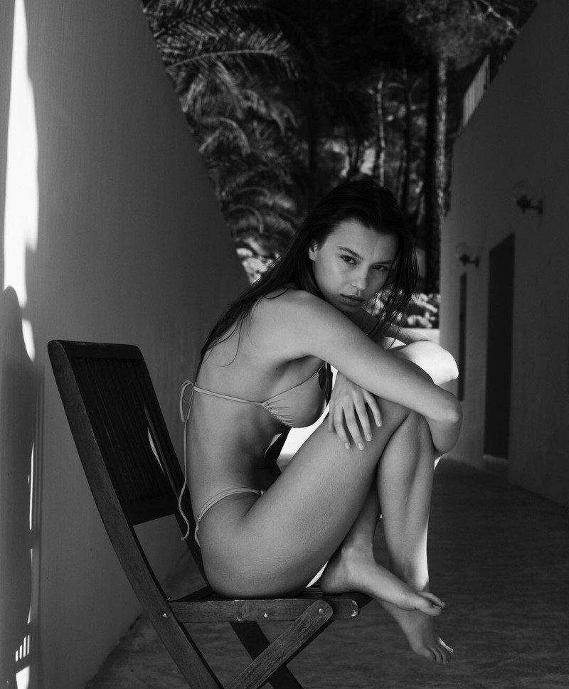 Lucia Bramani featured in  the Nort Beachwear lookbook for Spring/Summer 2023