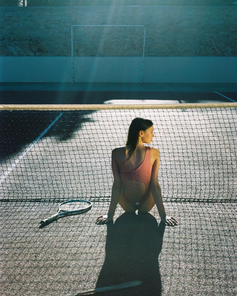 Lucia Bramani featured in  the Nort Beachwear lookbook for Spring/Summer 2023