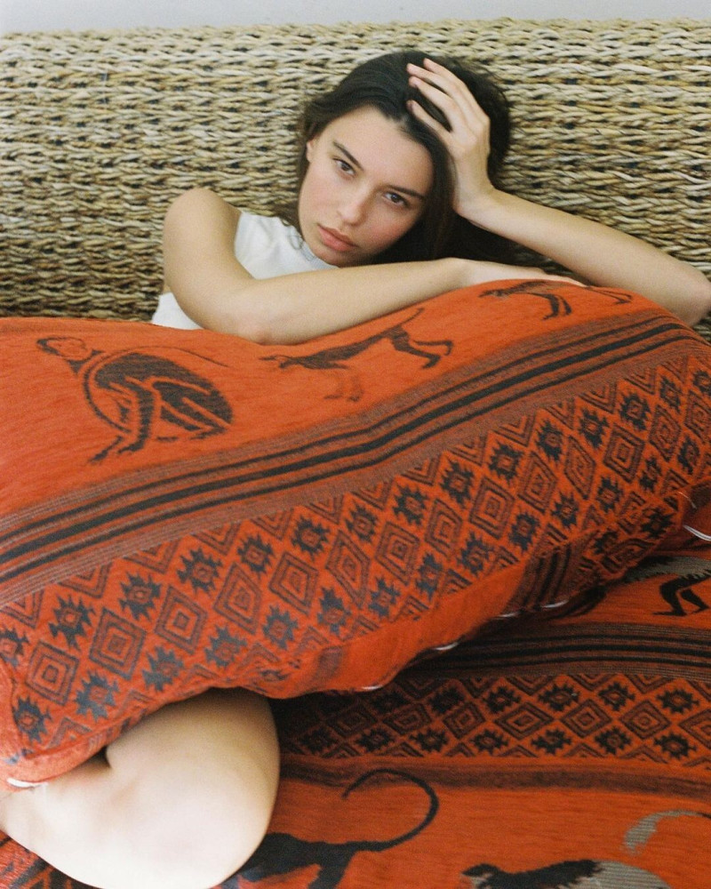 Lucia Bramani featured in  the Nort Beachwear lookbook for Spring/Summer 2023