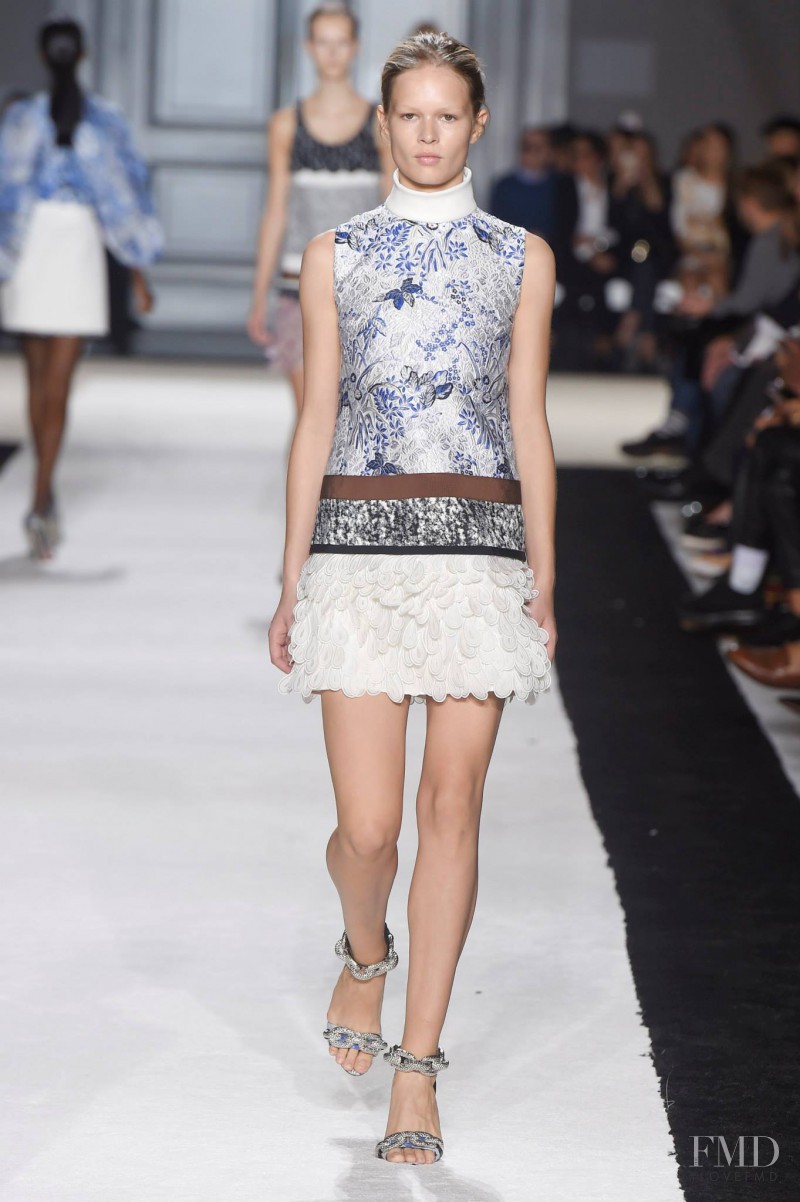 Anna Ewers featured in  the Giambattista Valli fashion show for Spring/Summer 2015