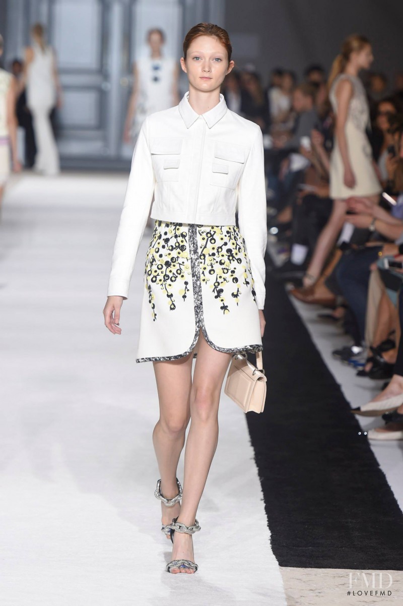 Sophie Touchet featured in  the Giambattista Valli fashion show for Spring/Summer 2015