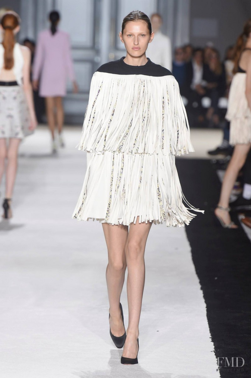 Zoe Huxford featured in  the Giambattista Valli fashion show for Spring/Summer 2015