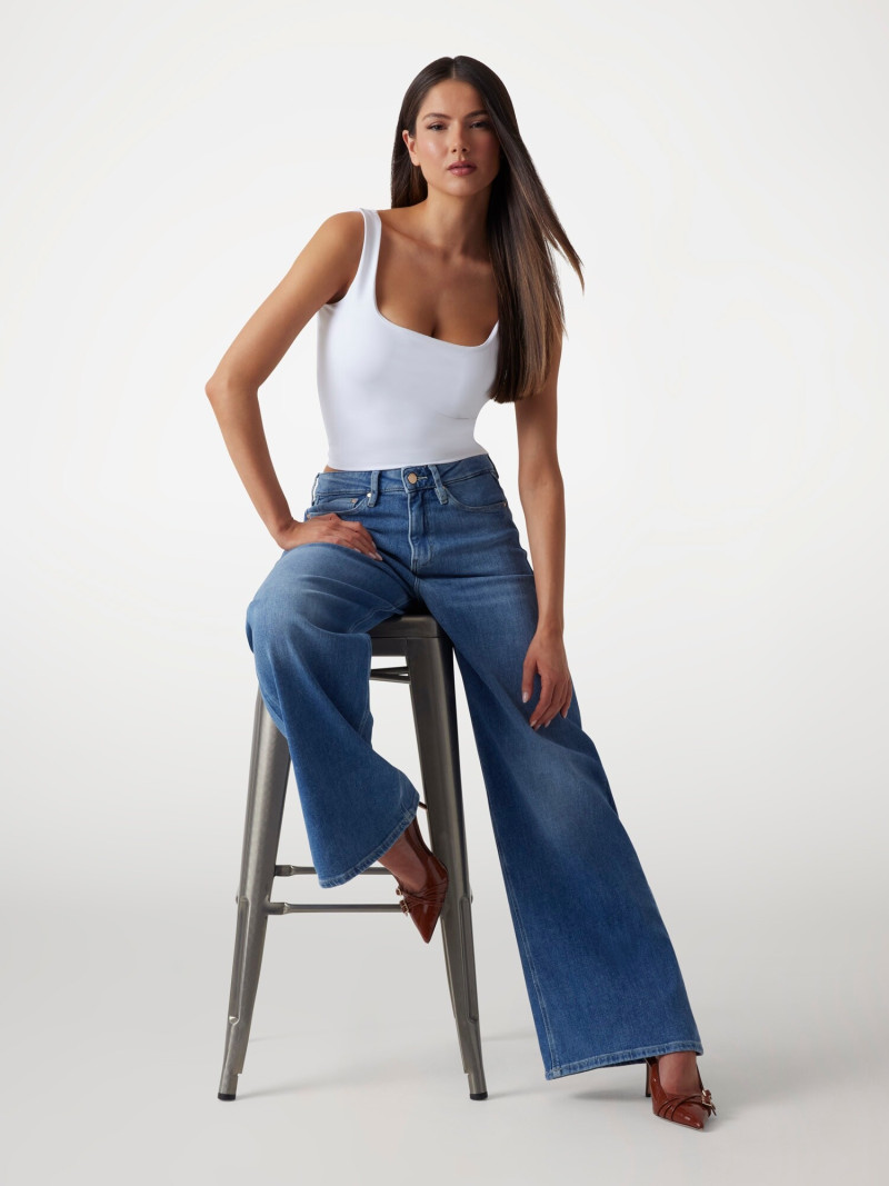 Kianna Louise Stephens featured in  the Guess catalogue for Spring/Summer 2025