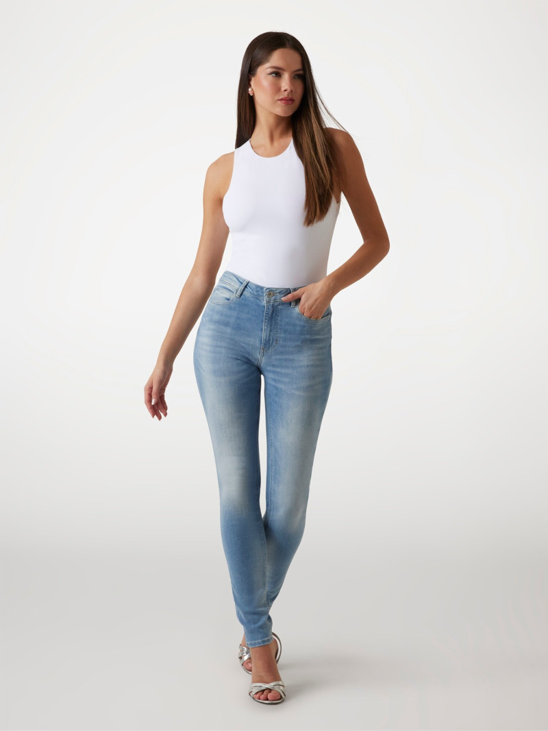 Kianna Louise Stephens featured in  the Guess catalogue for Spring/Summer 2025