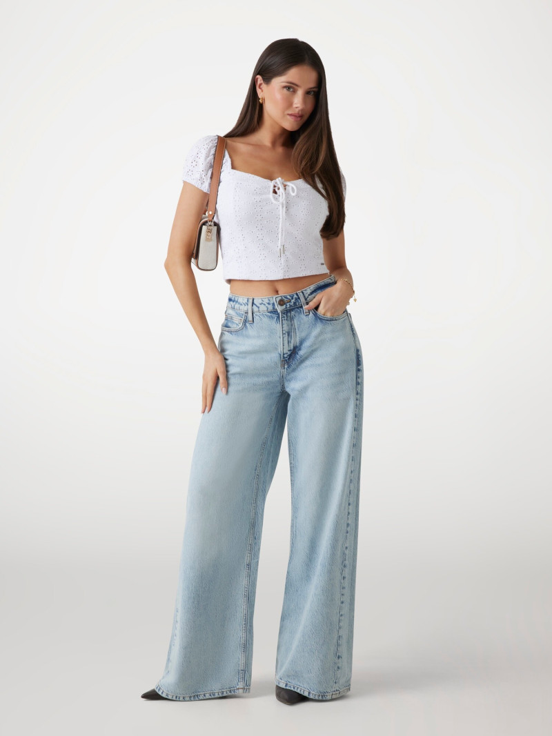 Kianna Louise Stephens featured in  the Guess catalogue for Spring/Summer 2025