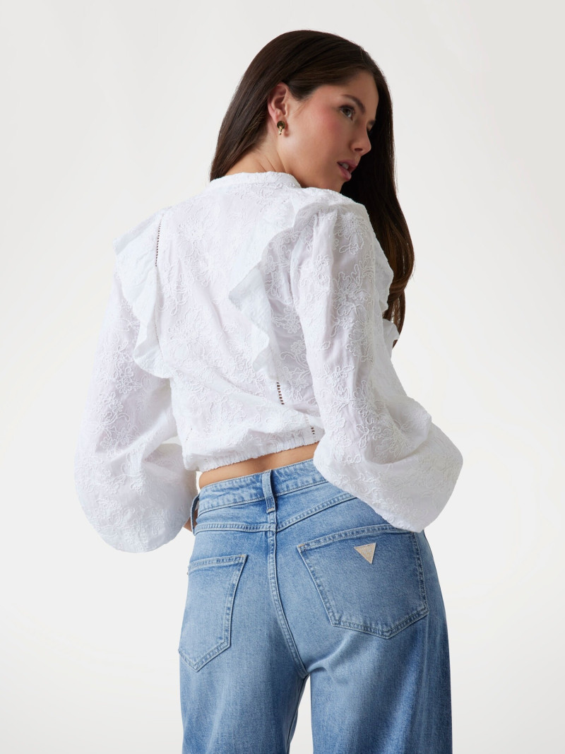 Kianna Louise Stephens featured in  the Guess catalogue for Spring/Summer 2025