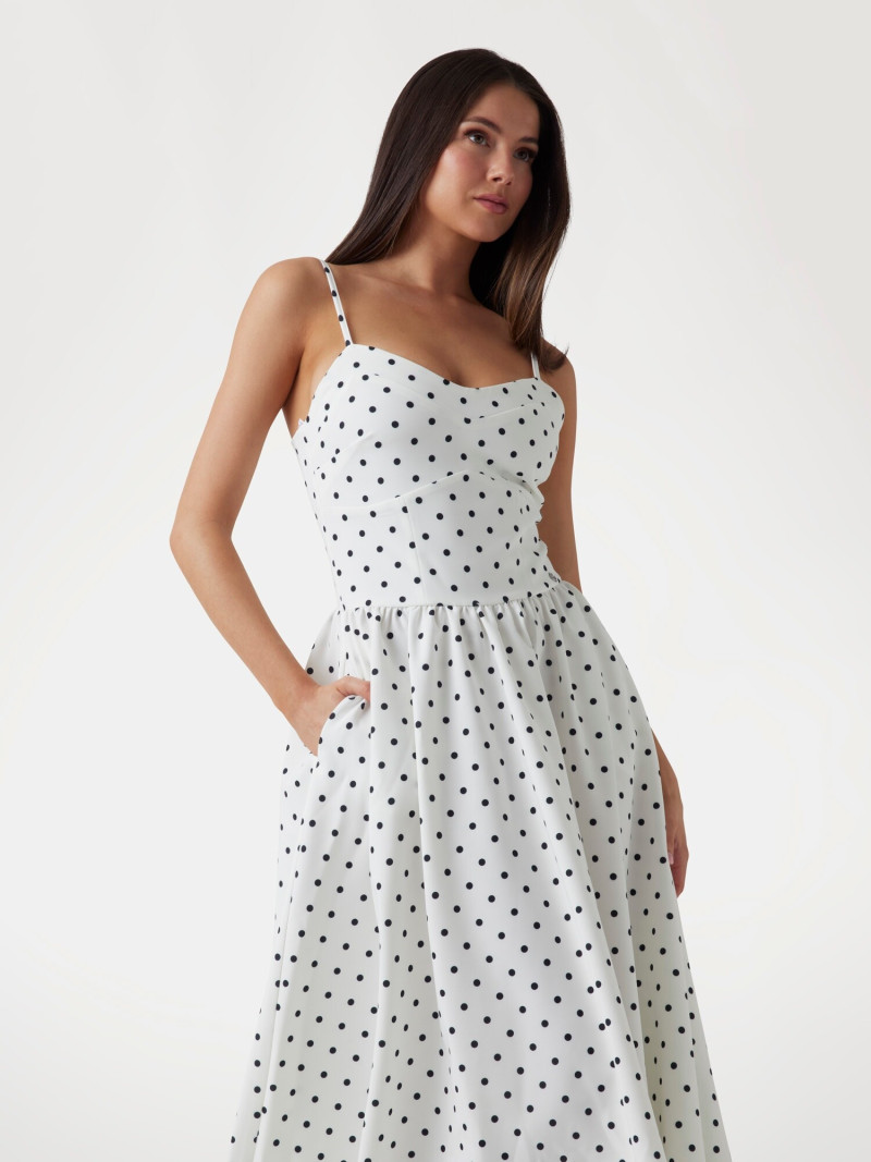 Kianna Louise Stephens featured in  the Guess catalogue for Spring/Summer 2025
