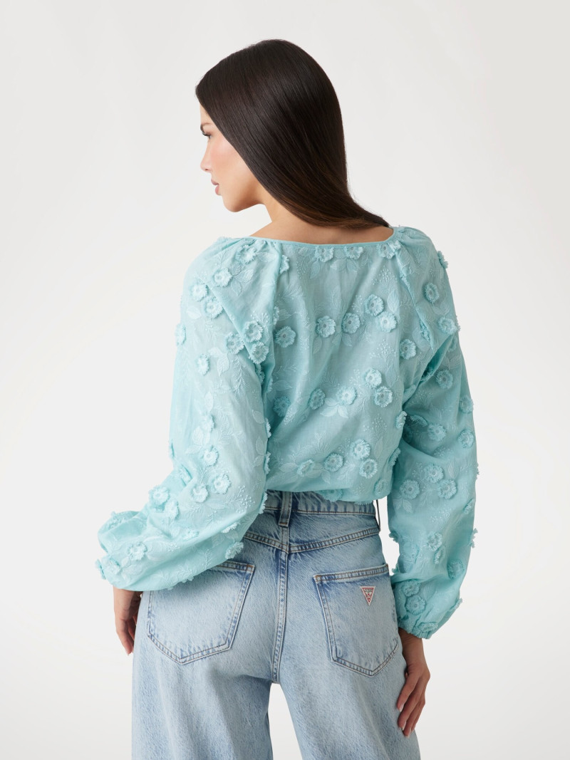 Kianna Louise Stephens featured in  the Guess catalogue for Spring/Summer 2025