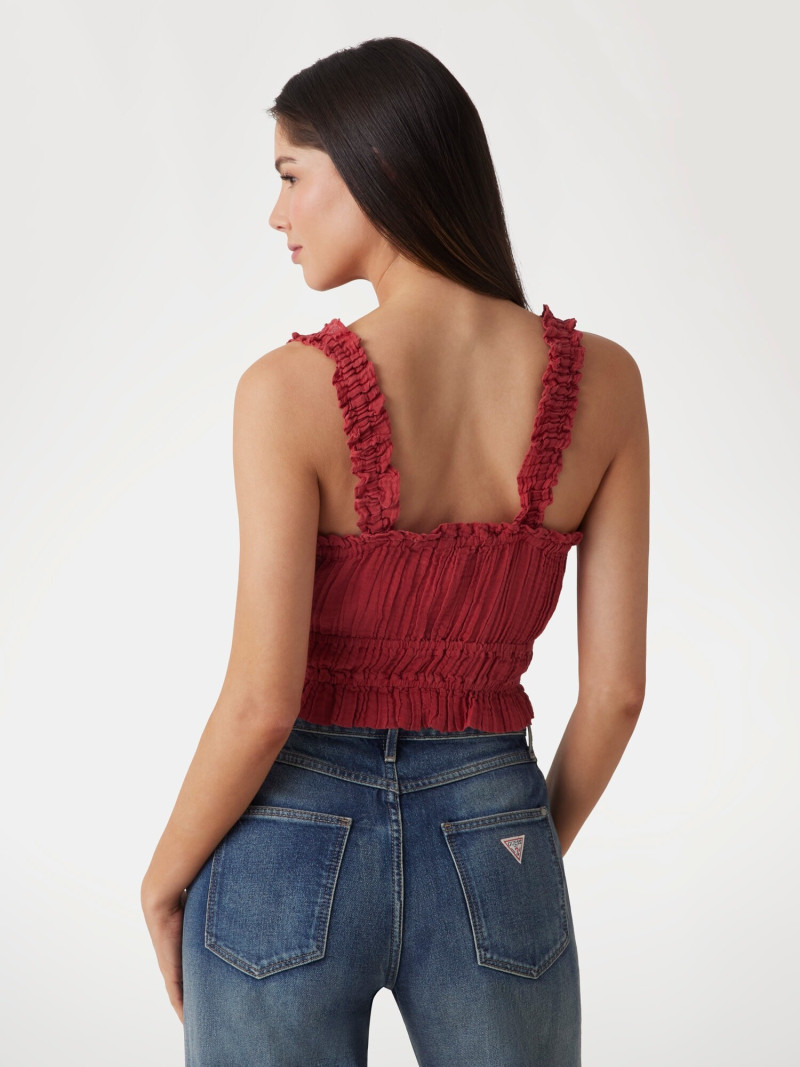 Kianna Louise Stephens featured in  the Guess catalogue for Spring/Summer 2025