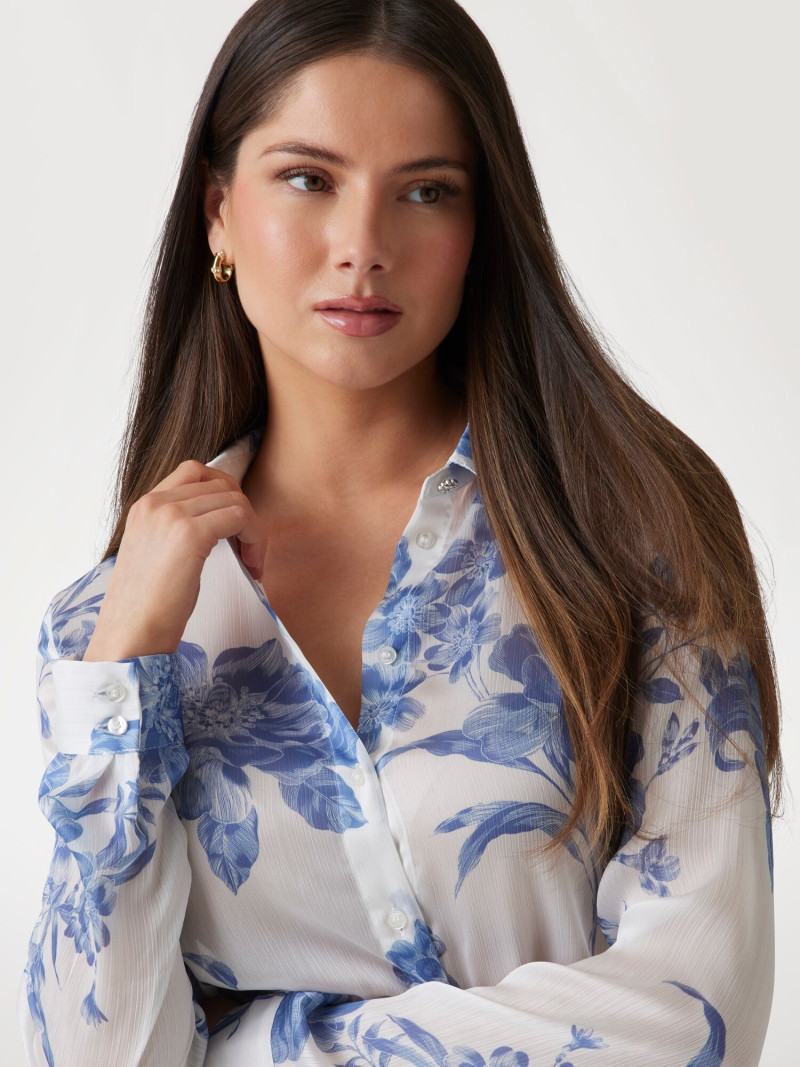 Kianna Louise Stephens featured in  the Guess catalogue for Spring/Summer 2025