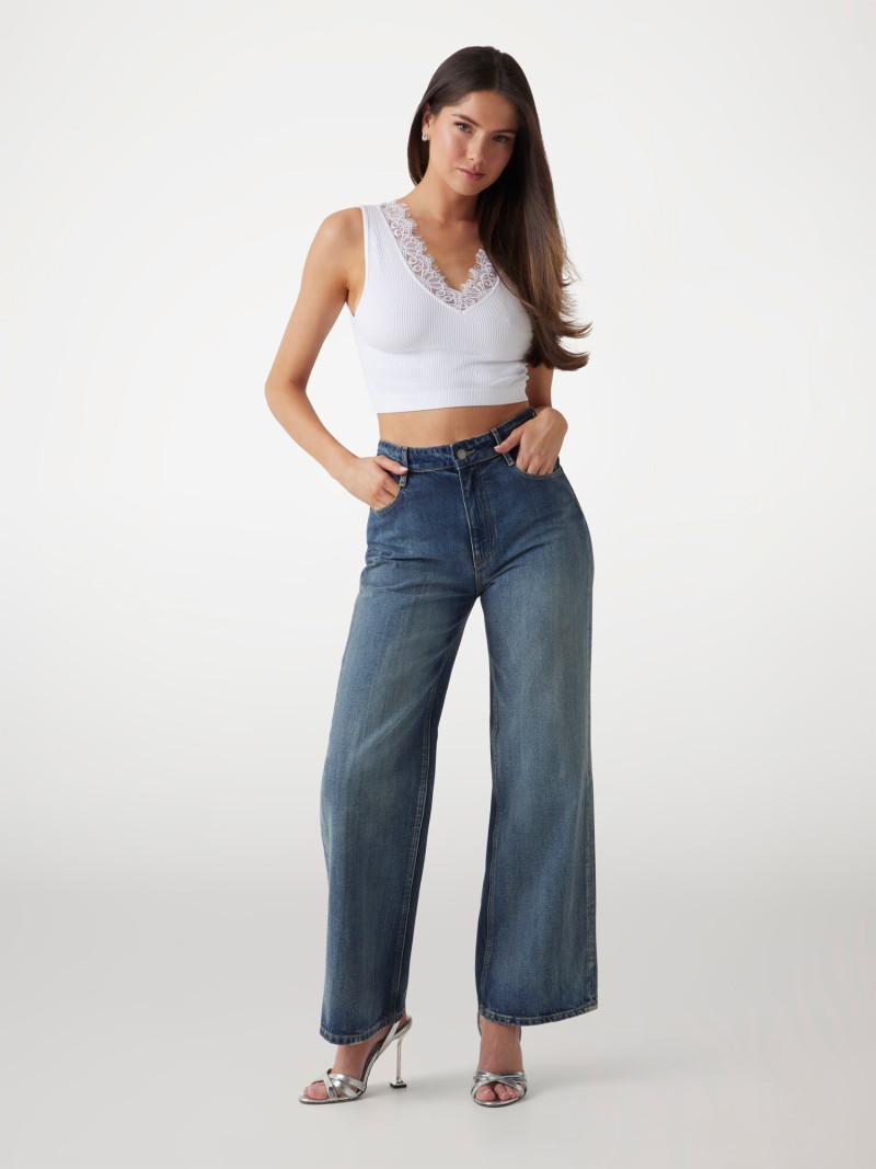 Kianna Louise Stephens featured in  the Guess catalogue for Spring/Summer 2025