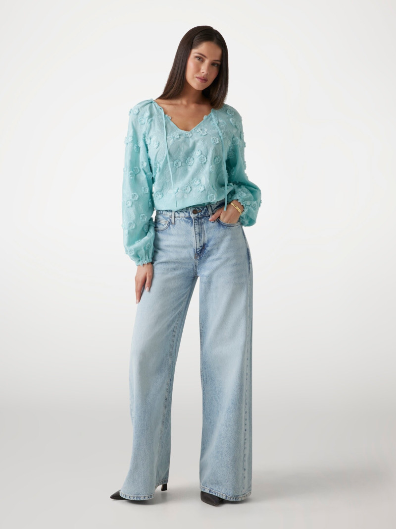 Kianna Louise Stephens featured in  the Guess catalogue for Spring/Summer 2025