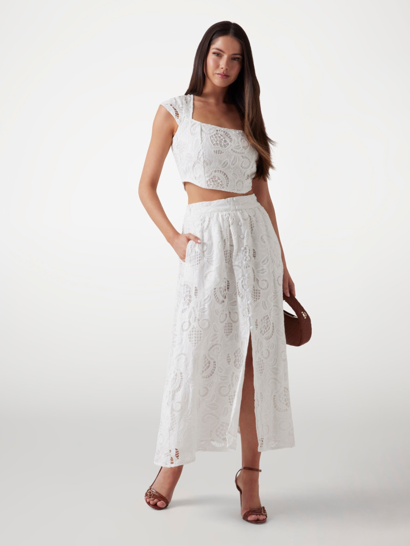 Kianna Louise Stephens featured in  the Guess catalogue for Spring/Summer 2025