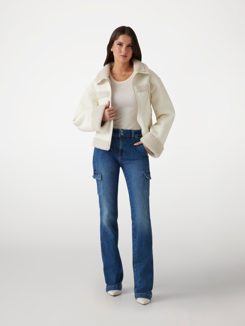Kianna Louise Stephens featured in  the Guess catalogue for Spring/Summer 2025