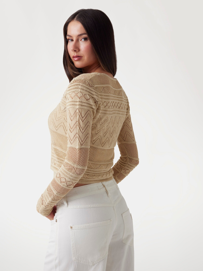 Kianna Louise Stephens featured in  the Guess catalogue for Spring/Summer 2025