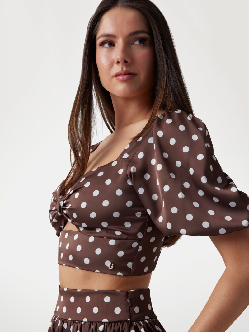 Kianna Louise Stephens featured in  the Guess catalogue for Spring/Summer 2025