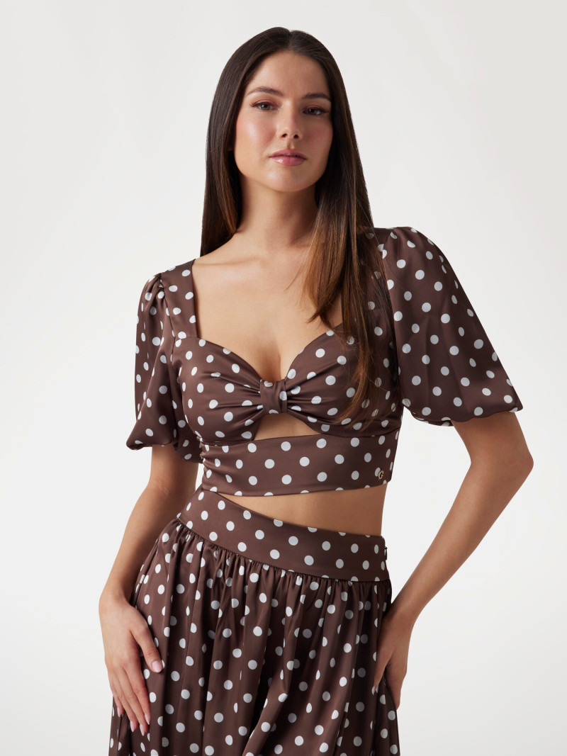 Kianna Louise Stephens featured in  the Guess catalogue for Spring/Summer 2025