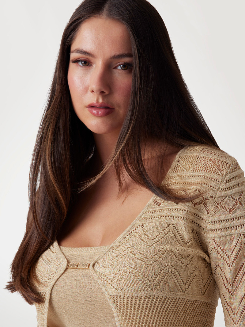 Kianna Louise Stephens featured in  the Guess catalogue for Spring/Summer 2025