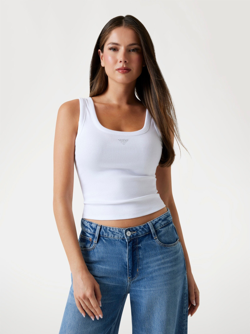 Kianna Louise Stephens featured in  the Guess catalogue for Spring/Summer 2025