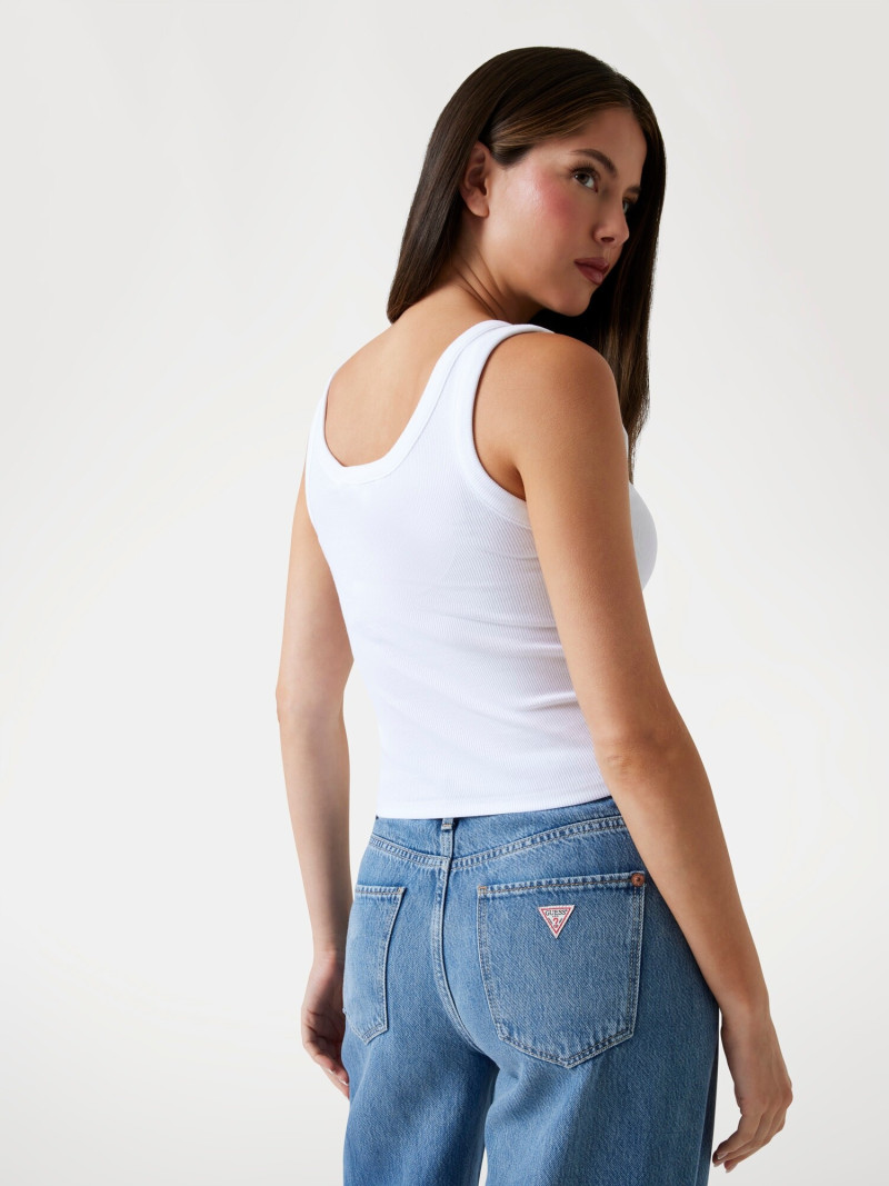 Kianna Louise Stephens featured in  the Guess catalogue for Spring/Summer 2025