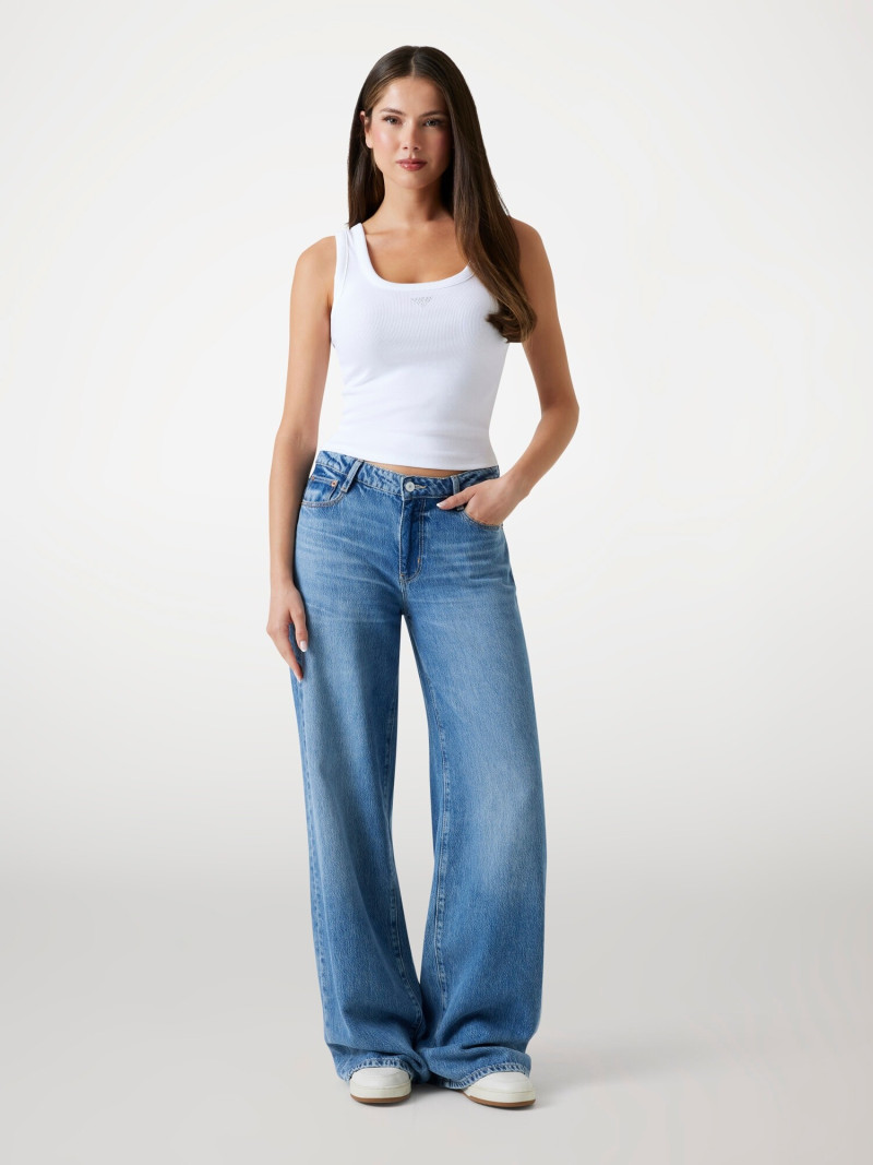 Kianna Louise Stephens featured in  the Guess catalogue for Spring/Summer 2025