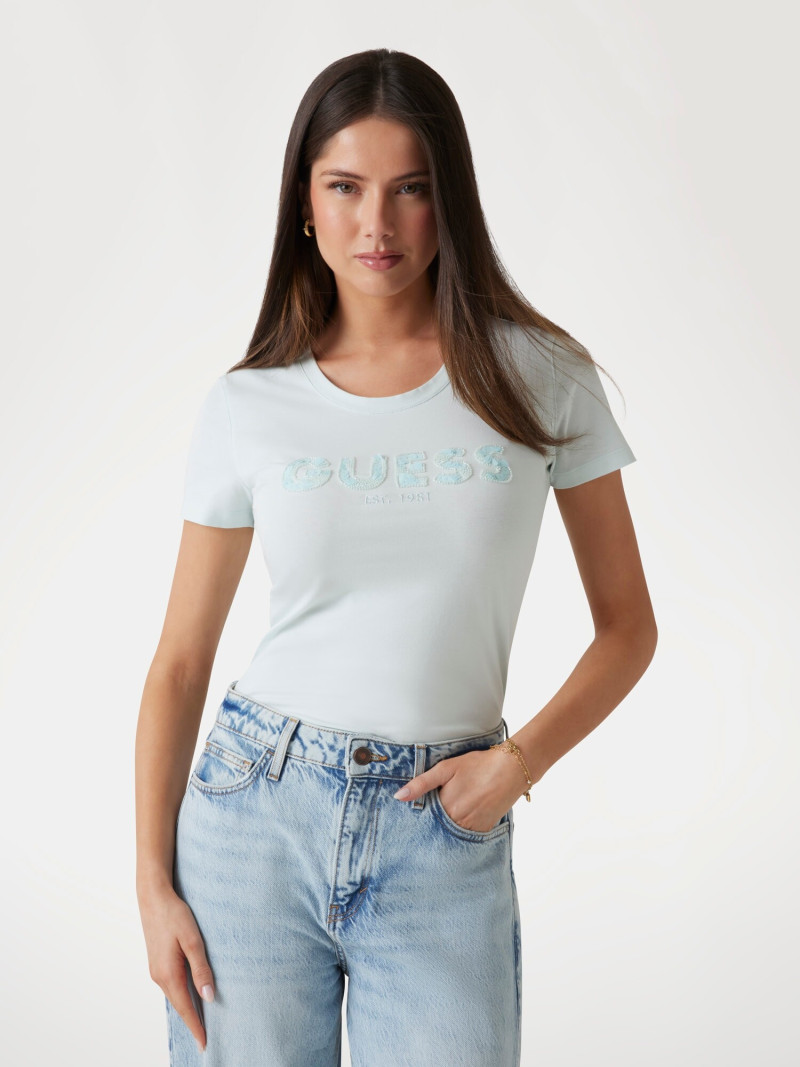 Kianna Louise Stephens featured in  the Guess catalogue for Spring/Summer 2025