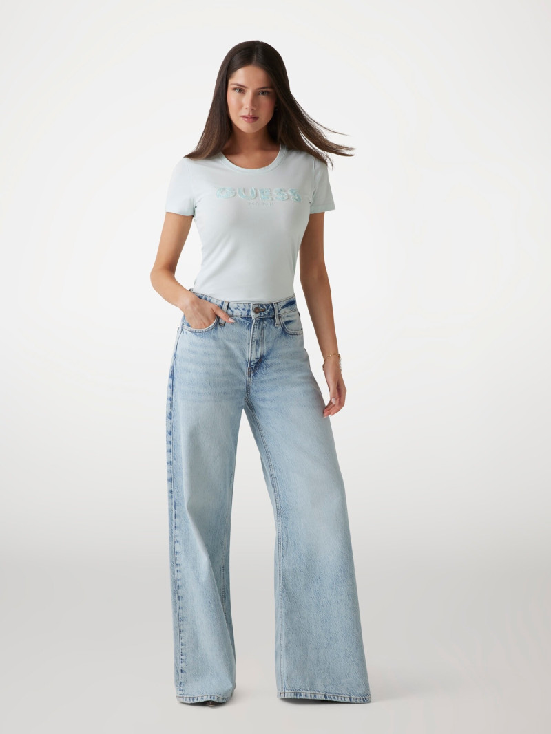 Kianna Louise Stephens featured in  the Guess catalogue for Spring/Summer 2025