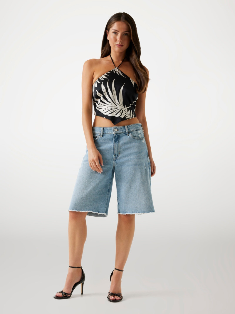 Kianna Louise Stephens featured in  the Guess catalogue for Summer 2025