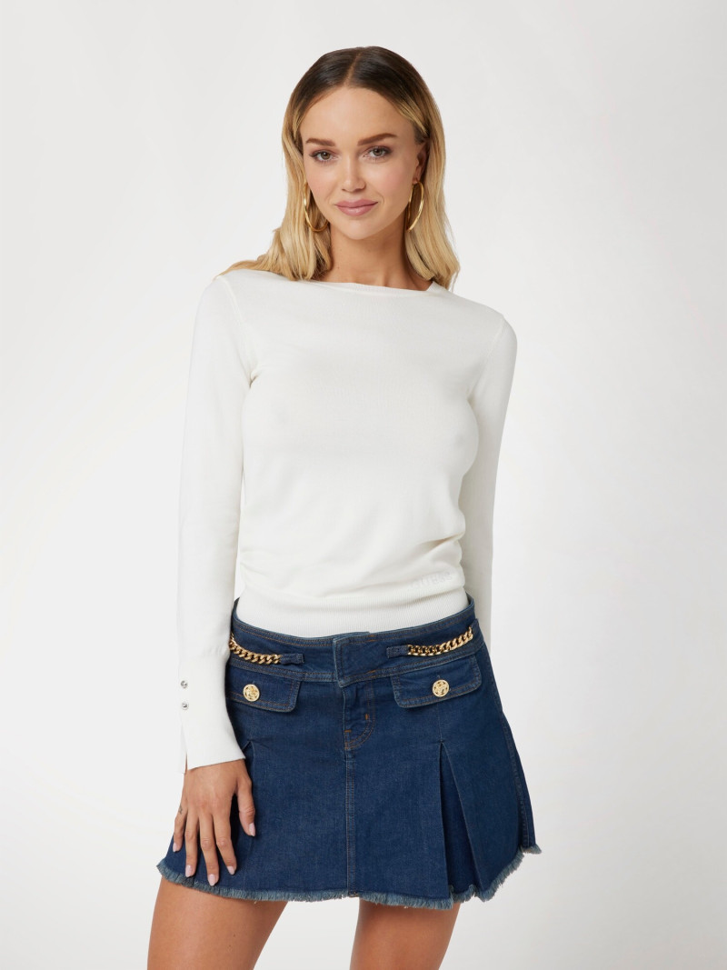 Anouchka Lou featured in  the Guess catalogue for Summer 2025