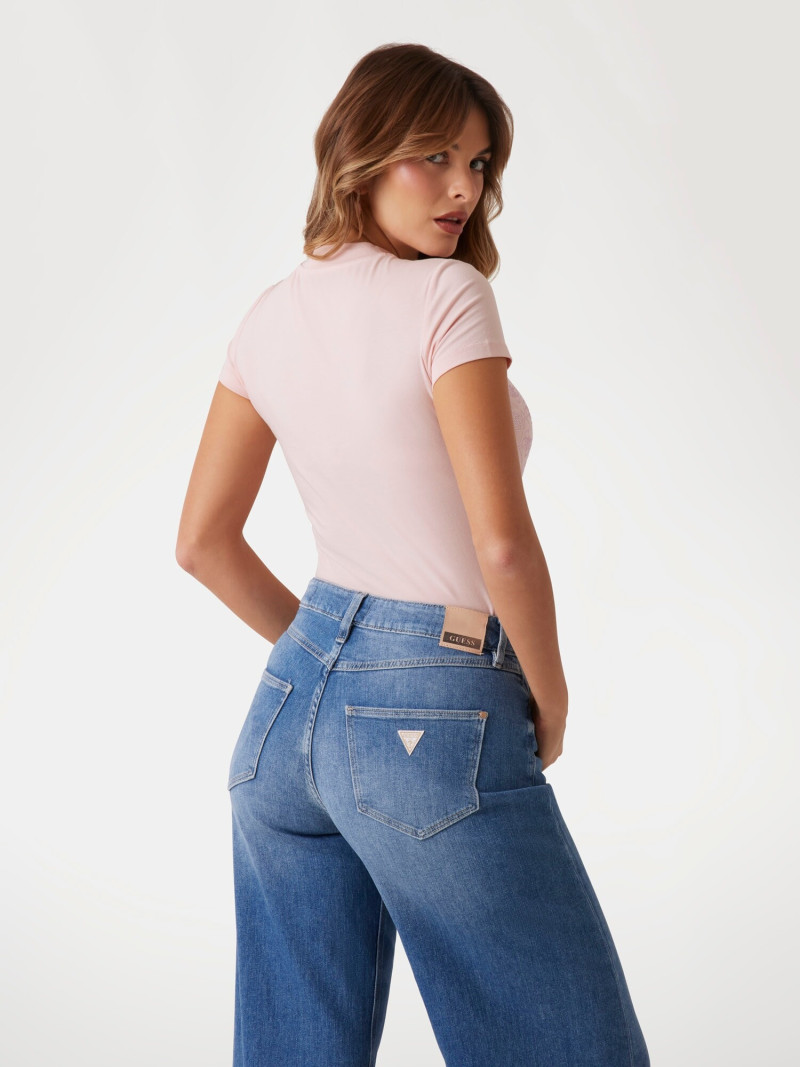 Seyla Brigitte Zanon featured in  the Guess catalogue for Pre-Fall 2025