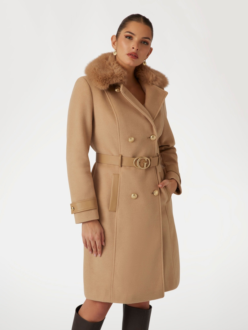 Seyla Brigitte Zanon featured in  the Guess catalogue for Pre-Fall 2025