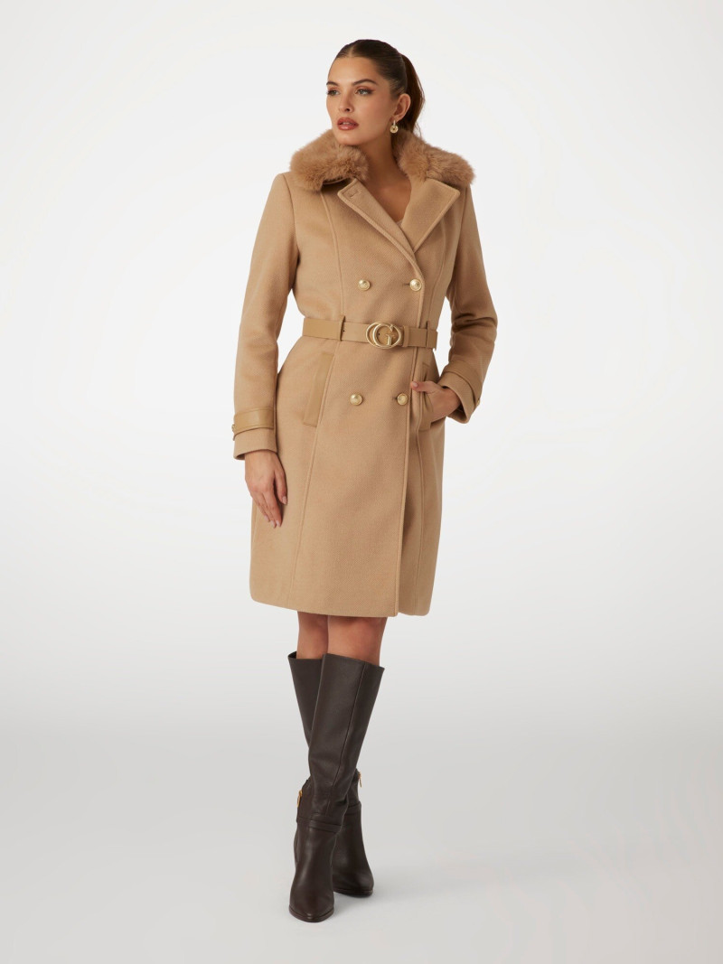 Seyla Brigitte Zanon featured in  the Guess catalogue for Pre-Fall 2025