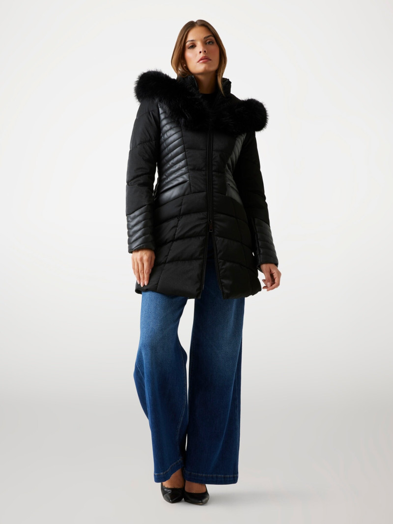 Seyla Brigitte Zanon featured in  the Guess catalogue for Pre-Fall 2025