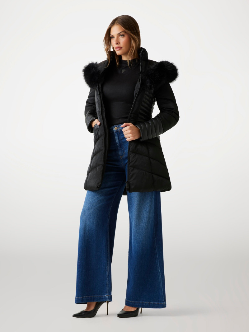 Seyla Brigitte Zanon featured in  the Guess catalogue for Pre-Fall 2025