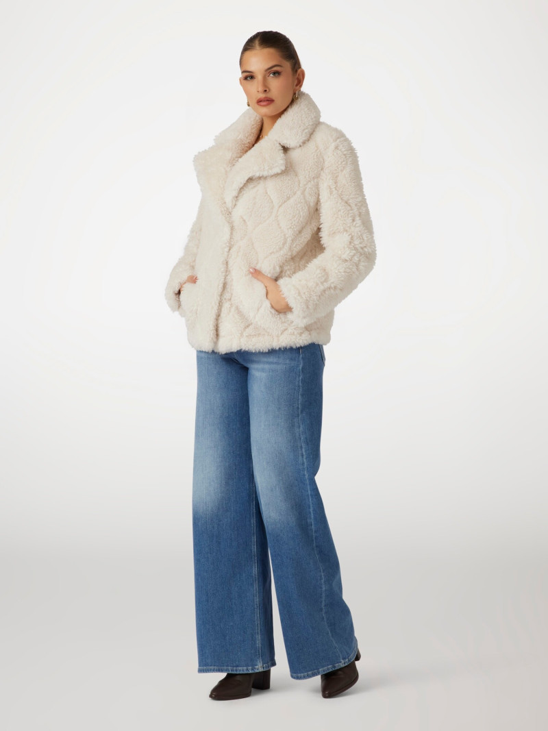 Seyla Brigitte Zanon featured in  the Guess catalogue for Pre-Fall 2025