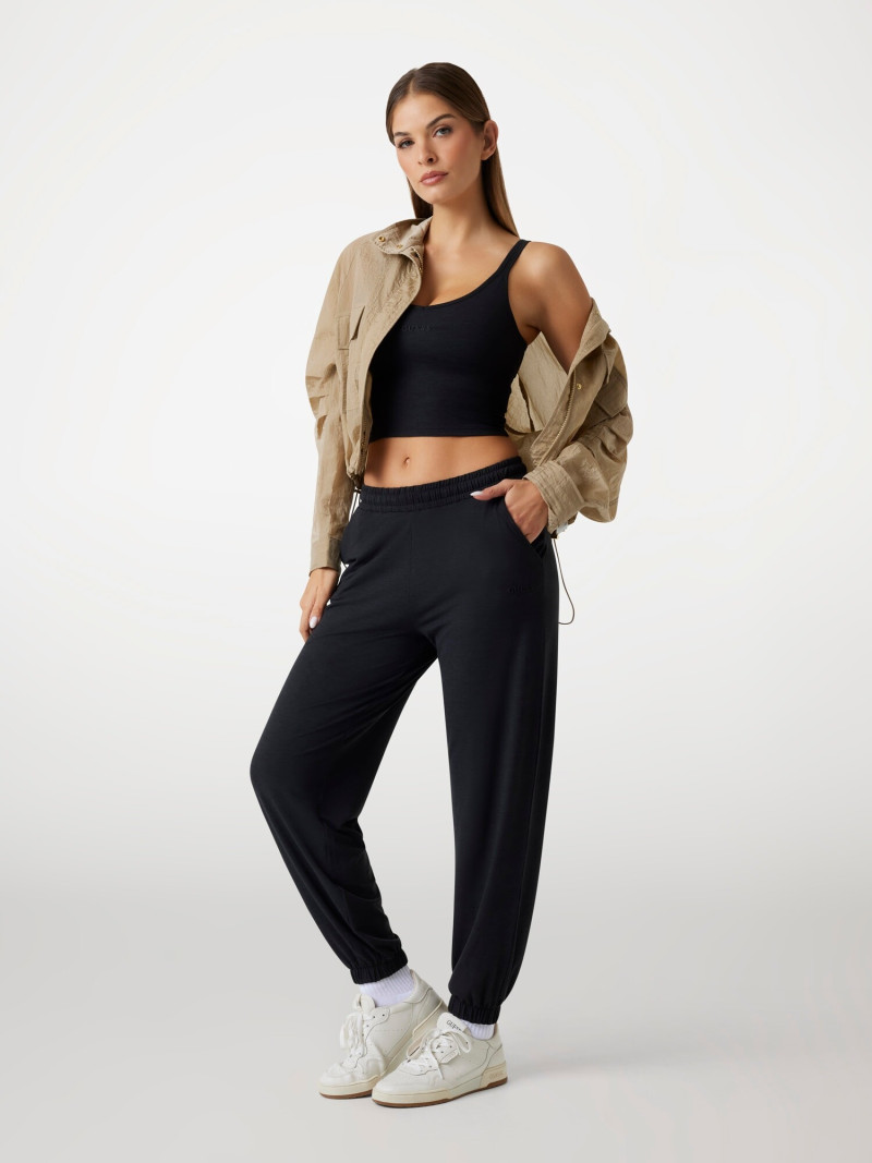 Seyla Brigitte Zanon featured in  the Guess catalogue for Pre-Fall 2025