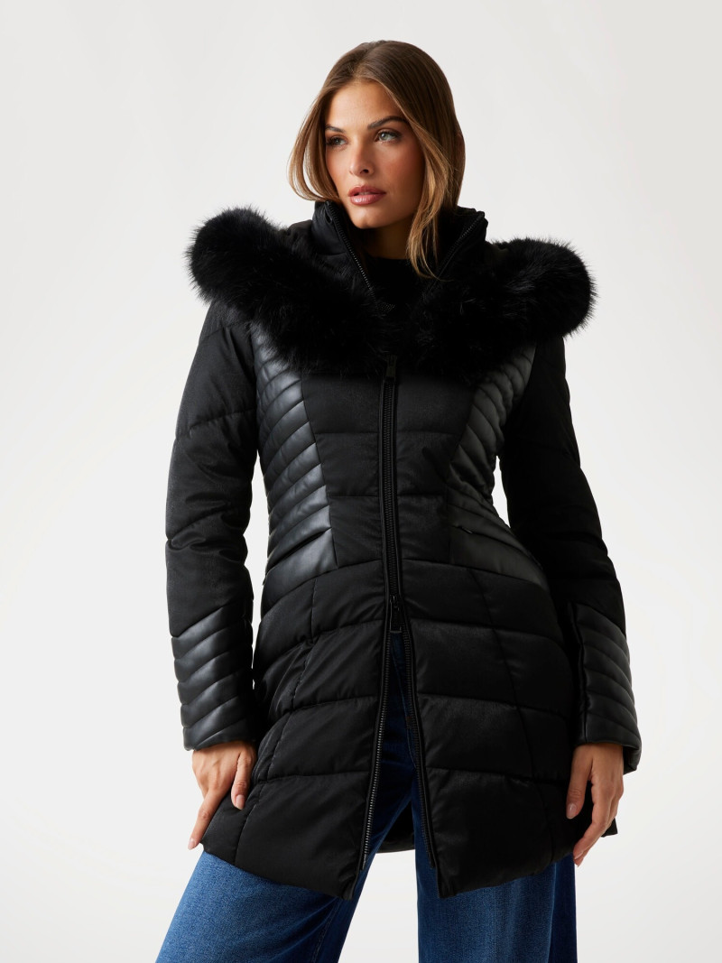 Seyla Brigitte Zanon featured in  the Guess catalogue for Pre-Fall 2025