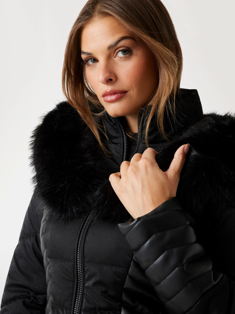 Seyla Brigitte Zanon featured in  the Guess catalogue for Pre-Fall 2025