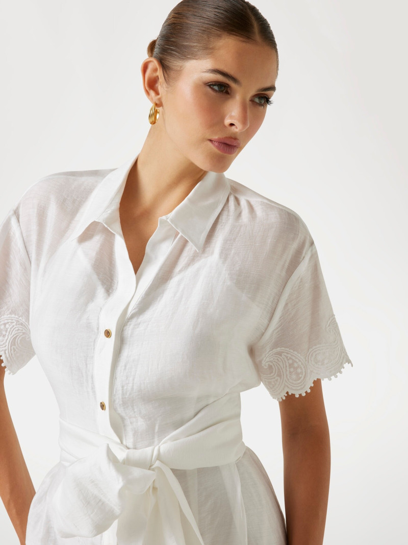 Seyla Brigitte Zanon featured in  the Guess catalogue for Pre-Fall 2025