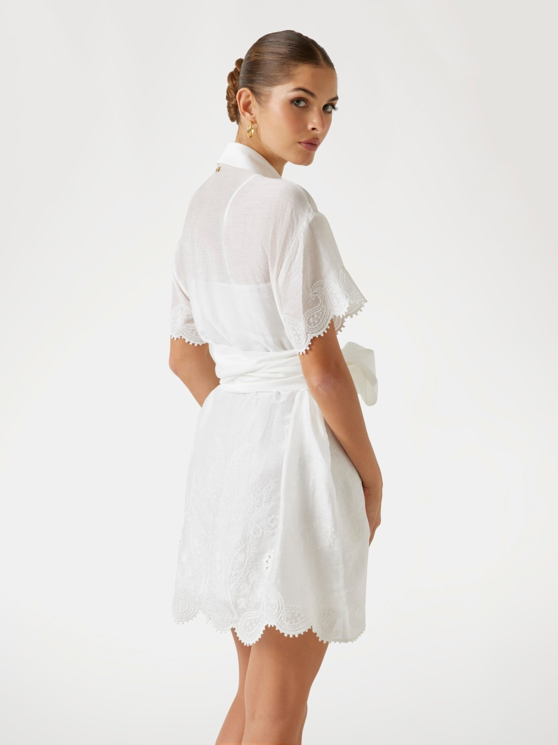 Seyla Brigitte Zanon featured in  the Guess catalogue for Pre-Fall 2025