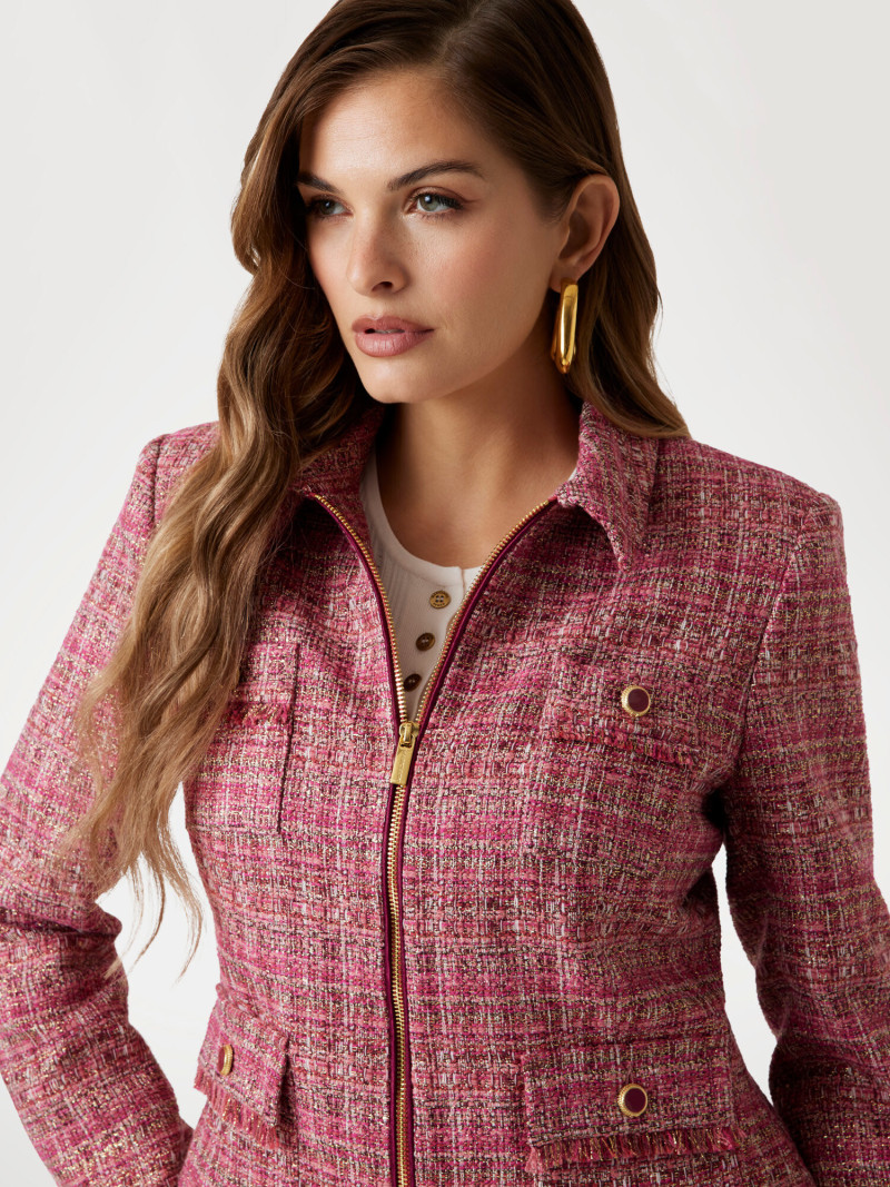 Seyla Brigitte Zanon featured in  the Guess catalogue for Pre-Fall 2025
