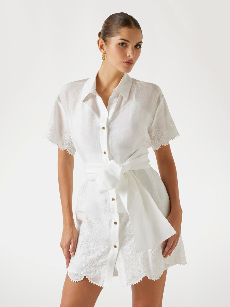 Seyla Brigitte Zanon featured in  the Guess catalogue for Pre-Fall 2025