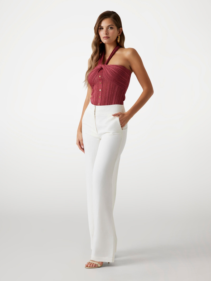 Seyla Brigitte Zanon featured in  the Guess catalogue for Pre-Fall 2025