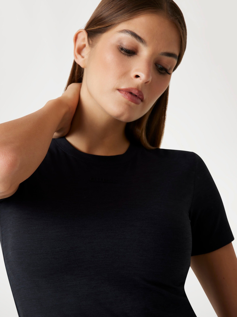 Seyla Brigitte Zanon featured in  the Guess catalogue for Pre-Fall 2025
