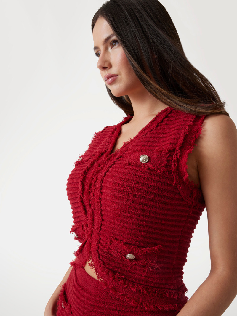 Kianna Louise Stephens featured in  the Guess catalogue for Pre-Fall 2025