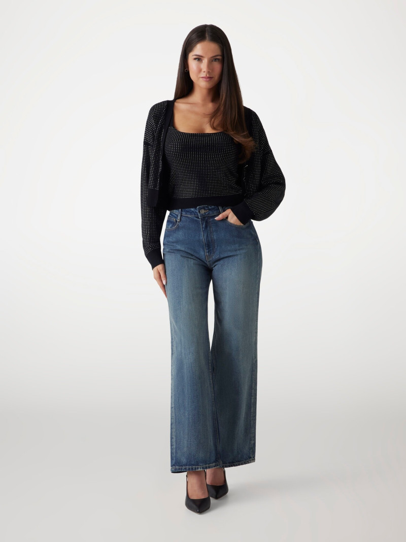 Kianna Louise Stephens featured in  the Guess catalogue for Pre-Fall 2025