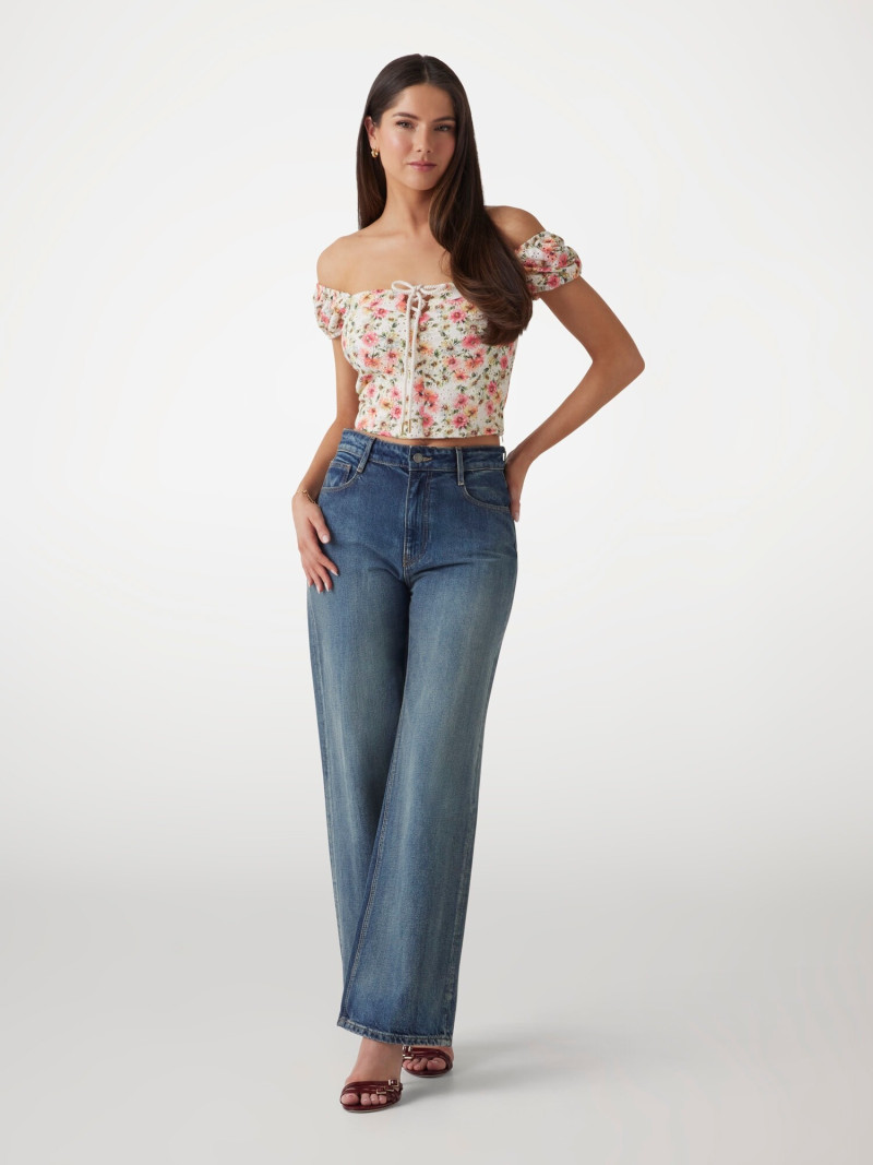 Kianna Louise Stephens featured in  the Guess catalogue for Pre-Fall 2025